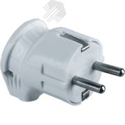 Navigator 61 362 NCA-PL04-16A-E-WH угловая с заземлением белая