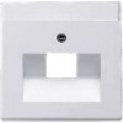 АВВ Basic 55 Накладка 1-ой ТЛФ/комп розетки наклонной белая 2CKA001753A0096 (1753-0-0096)