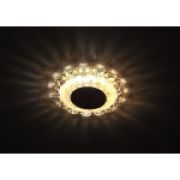 ЭРА DK LD17 SL PK/WH Светильник декор cо светодиодной подсветкой MR16, прозрачный розовый Б0028078