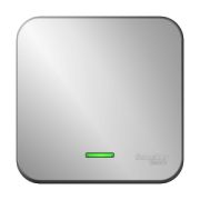 Blanca Переключатель 1-кл. с подсветкой О/П (cх.6) изол. пл, 10А, 250B, Алюминий BLNVA106113