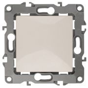 12-1001-02 ЭРА 12 Выключатель одноклавишный 10А без м.лапок слон.кость