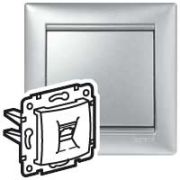 Legrand Valena Алюминий Розетка комп(RJ45) 1-ая 5 кат. 770130*