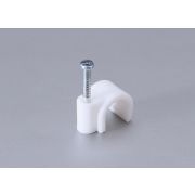 Скоба пластиковая круглая СПК-10 (уп. 50шт.)