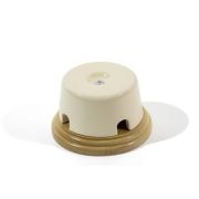 Распределительная коробка керамика на подложке 77*40мм слоновая кость Арбат