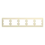 SE Glossa Беж Рамка 5-я, горизонтальная GSL000205