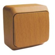 Этюд Дача бук Выключатель 1-клавишный наружный BA10-001T