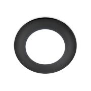 Встраиваемый светодиодный светильник DLS155 (slim) 12W 4200K круглый черный ЭС