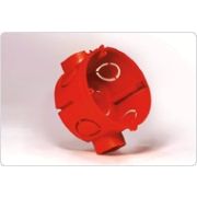 Подрозетник по бетону красный для с/п D=68*42мм