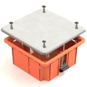 GE41022 Расп. кор. для с/п 92х92х45мм в полых стенах с пласт. зажимами (126шт)