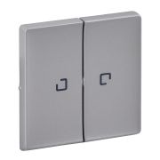 Legrand Valena LIFE Алюм Клавиша 2-ая с подсветкой/индикацией