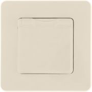 Legrand/Daccord INSPIRIA Слоновая кость Розетка 2К+З IP 44 с откидной крышкой и шторками - немецкий