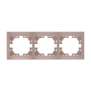 LEZARD С/П Рамка 3-ая горизонтальная б/вст крем 701-0300-148