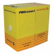 PROconnect Light Кабель U/UTP омедненный  категория 5, PVC, 4PR, 26AWG, внутренний 305м 01-0048-3