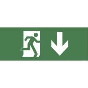 Самоклеящаяся этикетка ЭРА INFO-SSA-103 330х120мм Фигура/стрелка вниз SSA-101/DPA-301