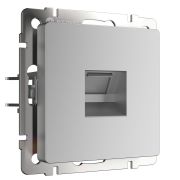 W1181006/ Розетка Ethernet RJ-45 (серебряный)