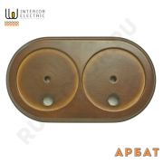 Подложка 2-ая с посадочным местом серия Арбат, дуб