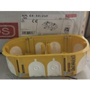 KPL 64-50/2LD_NА подрозетник 2-ой не стыкуемый Kopos (138х68x50) глубина 50мм