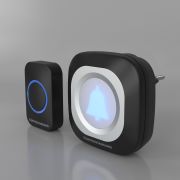 Звонок беспроводной DBQ25M WL 36M IP44 черный 200м Электростандарт a047174