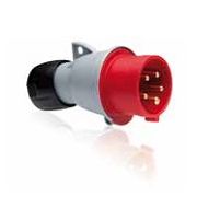АВВ Вилка кабельная ICAT 32А, 3P+E, IP44 2CMA193515R1000 (332-P6)****