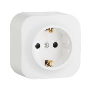 Legrand Quteo Белый Розетка с/з