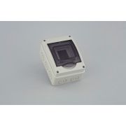 Щиток Тусо о/п на 3 мод. с вертик. двер. серый IP65 120х160х92мм 69003