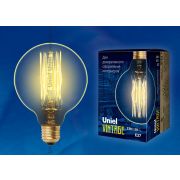 UNIEL IL-V-G80-60/GOLDEN/E27 VW01 Лампа накаливания Vintage шар UL-00000478