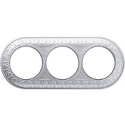 Рамка на 3 поста Antik Runda WERKEL жемчужный  a037887