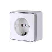 Розетка с заземлением Gallant (белая) W5071001