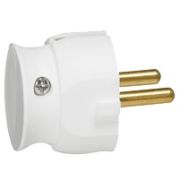 Legrand Элиум Вилка б/з 16А пластик белая 050183