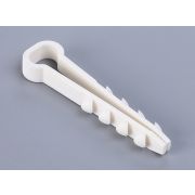 Дюбель-хомут плоский ДХП 10-5 белый (100шт) Fortisflex 59235