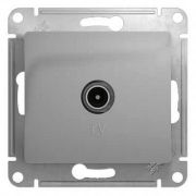 SE Glossa Алюминий Розетка TV оконечная 1DB GSL000391