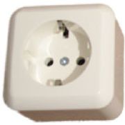 Elso Cont Бел Розетка с/з 395004