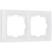 W0022001/ Рамка на 2 поста Snabb basic (белый)