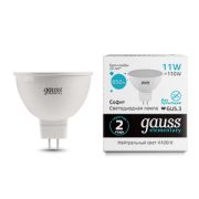 Лампа Gauss LED Elementary MR16 11W GU5.3 850lm 4100K 13521