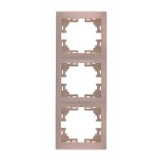 LEZARD С/П Рамка 3-ая вертикальная б/вст крем 701-0300-153