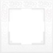 Рамка на 1 пост (белый) / WL05-Frame-01-white