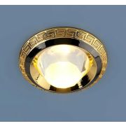 Светильник точечный 867A черный/золото TR+50 CRY (GU/G)