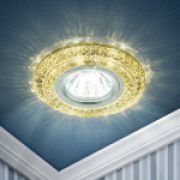 ЭРА DK LD3 YL/WH Светильник декор cо светодиодной подсветкой MR16, желтый Б0028092