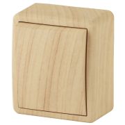 ЭРА Эксперт Выключатель 10А ОУ сосна IP20 11-1201-11