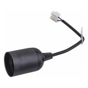 Патрон подвесной Е27 пластиковый с клеммной колодкой черный Navigator-Tokov 71288