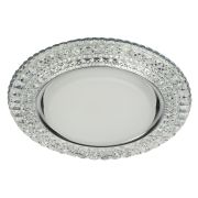 ЭРА DK LD26 SL/WH Светильник декор со светодиодной подстветкой GX53 прозрачный (снят)