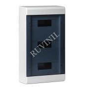 Щиток Тусо о/п на 36 мод. белый с прозрачной дверцей 303х520х117,5мм 68036