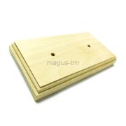 Подложка на бревно 2-ая D260-280мм квадратная без тонировки 10207