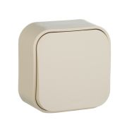 Legrand Quteo Слоновая кость Выключатель 1-клавишный 10А