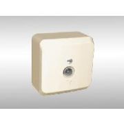 Этюд Крем Розетка TV единственная  0,7dB наружная TVA-002K