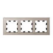 Systeme Electric AtlasDesign Nature Стекло шампань Рамка 3-ая