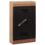 Щиток Тусо о/п на 36 мод. бук с прозрачной дверцей 303х520х117,5мм 68036-38М