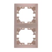 LEZARD С/П Рамка 2-ая вертикальная б/вст крем 701-0300-152