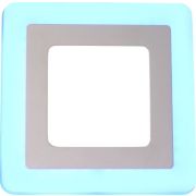 LE LED 2BCLS 16W 3/6K 6000К Светильник встраиваемый квадрат (голубое освечение) LE061300-0028