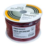 Кабель акустический PROconnect 2х0,75 мм², красно-черный, бухта 100 м 01-6104-6